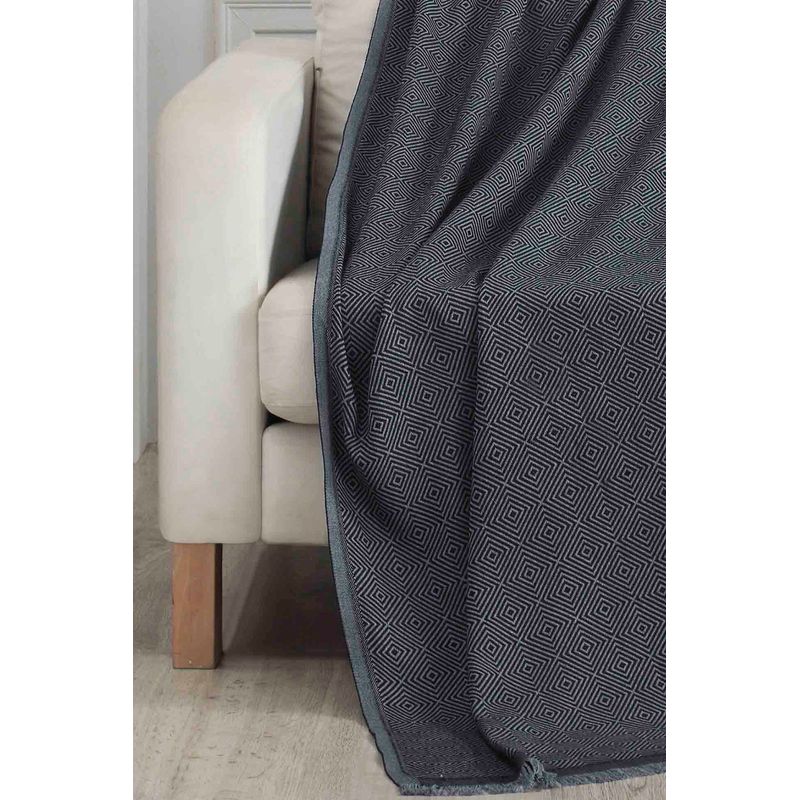 Casa si Gradina - Textile si covoare - Huse pentru mobilier - Husa pentru canapea, L'essentiel Maison, negru, 175x230 cm, 100% bumbac - Infinity.ro
