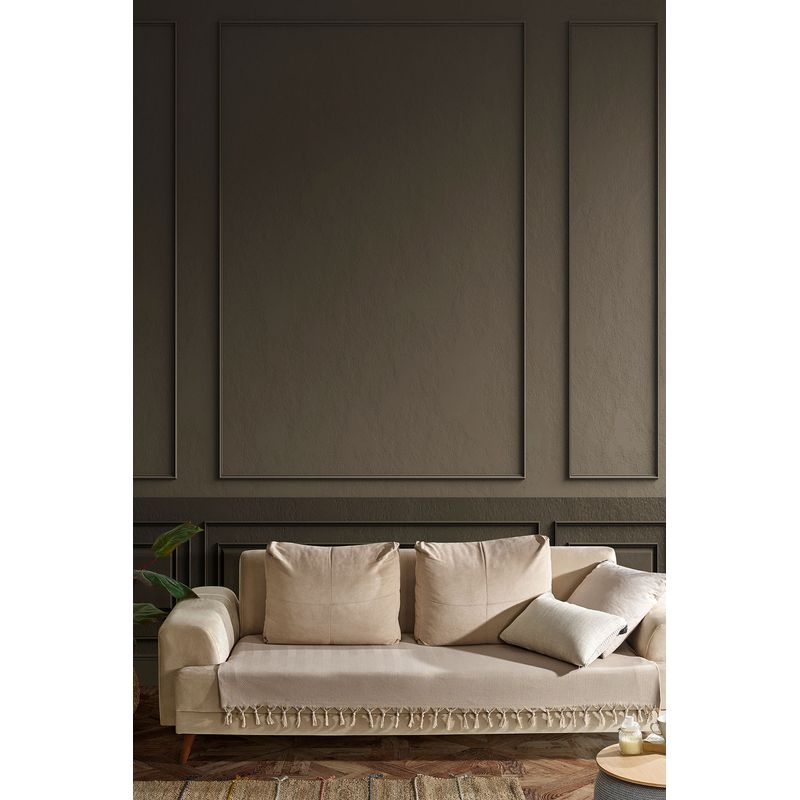 Casa si Gradina - Textile si covoare - Huse pentru mobilier - Husa pentru canapea, L'essentiel Maison, bej, 115x200 cm, 70% bumbac, 30% poliester - Infinity.ro