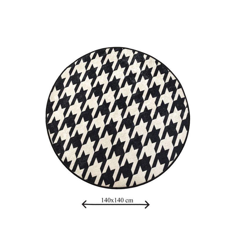 Casa si Gradina - Textile si covoare - Covoare - Covorase baie - Covoras de baie, L'essentiel Maison, multicolor, diametru 140 cm, 100% poliester, antiderapant, 359CHL4246 - Infinity.ro