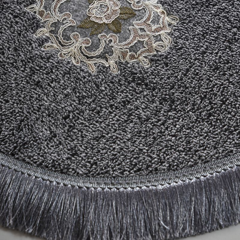 Casa si Gradina - Textile si covoare - Covoare - Covorase baie - Set covorase de baie, L'essentiel Maison, antracit, 55x65 cm si 65x115 cm, 100% poliester, antiderapant, 394ANR1572 - Infinity.ro