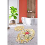 Casa si Gradina - Textile si covoare - Covoare - Covorase baie - Set covorase de baie, L'essentiel Maison, multicolor, 50x60 cm si 60x100 cm, 100% poliester, antiderapant, 359CHL1535 - Infinity.ro