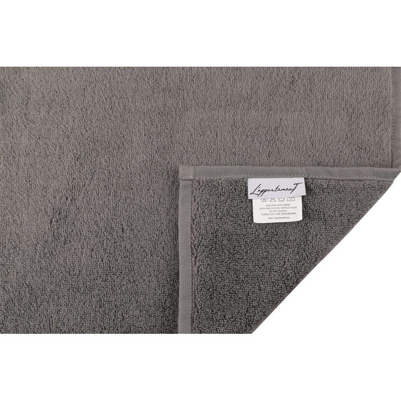 Casa si Gradina - Textile si covoare - Textile baie - Prosoape - Prosop de fata, L'essentiel Maison, gri inchis, 30x50 cm, 100% bumbac - Infinity.ro