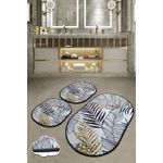 Casa si Gradina - Textile si covoare - Covoare - Covorase baie - Set covorase de baie, L'essentiel Maison, multicolor, 60x100 cm si 50x60 cm, 100% poliester, antiderapant, 359CHL4509 - Infinity.ro