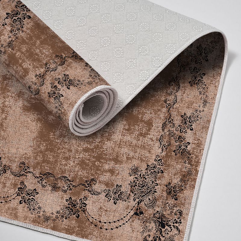 Casa si Gradina - Textile si covoare - Covoare - Covorase baie - Set covorase de baie, L'essentiel Maison, maro, 50x60 cm si 60x100 cm, 100% poliester, antiderapant, 299ANR1690 - Infinity.ro