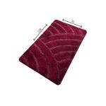 Casa si Gradina - Textile si covoare - Covoare - Covorase baie - Covoras de baie, L'essentiel Maison, visiniu, 70x120 cm, 100% acrilic, antiderapant - Infinity.ro