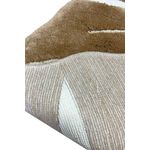 Casa si Gradina - Textile si covoare - Covoare - Covorase baie - Covoras de baie, L'essentiel Maison, bej si alb, 75x115 cm, 100% acrilic, antiderapant - Infinity.ro