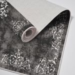 Casa si Gradina - Textile si covoare - Covoare - Covorase baie - Set covorase baie, L'essentiel Maison, gri, 50x60 cm si 60x100 cm, 100% poliester, antiderapant, 299ANR1696 - Infinity.ro