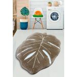 Casa si Gradina - Textile si covoare - Covoare - Covorase baie - Covoras de baie, L'essentiel Maison, bej si alb, 75x115 cm, 100% acrilic, antiderapant - Infinity.ro