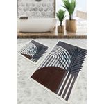 Casa si Gradina - Textile si covoare - Covoare - Covorase baie - Set covorase de baie, L'essentiel Maison, multicolor, 60x100 cm si 50x60 cm, 100% poliester, antiderapant, 359CHL5285 - Infinity.ro