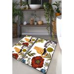 Casa si Gradina - Textile si covoare - Covoare - Covorase baie - Set covorase de baie, L'essentiel Maison, multicolor, 50x60 cm (2 bucati), 60x100 cm (1 bucata), 100% poliester, antiderapant, 510CHL1304 - Infinity.ro
