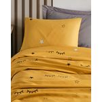 Casa si Gradina - Textile si covoare - Pături și cuverturi - Pături - Patura, L'essentiel Maison, galben, 160x235 cm, 100% bumbac - Infinity.ro