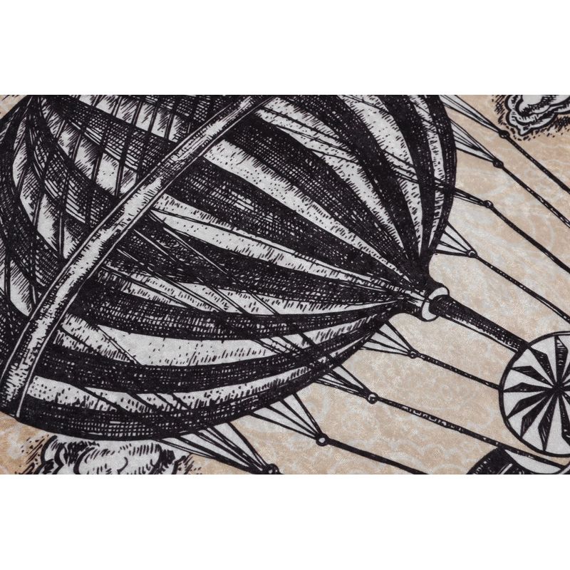 Casa si Gradina - Textile si covoare - Covoare - Covorase baie - Covoras de baie, L'essentiel Maison, galben negru alb, 80x100 cm, 100% poliester, antiderapant, 359CHL4406 - Infinity.ro