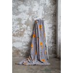 Casa si Gradina - Textile si covoare - Pături și cuverturi - Pături - Patura, L'essentiel Maison, portocaliu si gri, 150x220 cm, 100% poliester, 450 gr/m² - Infinity.ro