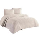 Casa si Gradina - Textile si covoare - Pături și cuverturi - Cuverturi - Set cuvertura pat dublu, L'essentiel Maison, cappucino, 230x250 cm, 100% bumbac, lavabil la masina - Infinity.ro