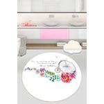 Casa si Gradina - Textile si covoare - Covoare - Covorase baie - Covoras de baie, L'essentiel Maison, multicolor, diametru 120 cm, 100% poliester, antiderapant, 359CHL4445 - Infinity.ro