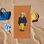 Casa si Gradina - Textile si covoare - Textile baie - Prosoape - Prosop de plaja, L'essentiel Maison, portocaliu, 75x150 cm, 60% bumbac, 40% poliester, 349MNT1113 - Infinity.ro