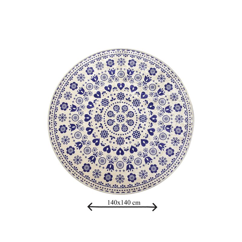 Casa si Gradina - Textile si covoare - Covoare - Covorase baie - Covoras de baie, L'essentiel Maison, multicolor, 140 cm, 100% poliester, antiderapant, 359CHL4241 - Infinity.ro