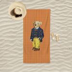 Casa si Gradina - Textile si covoare - Textile baie - Prosoape - Prosop de plaja, L'essentiel Maison, portocaliu, 75x150 cm, 60% bumbac, 40% poliester, 349MNT1113 - Infinity.ro