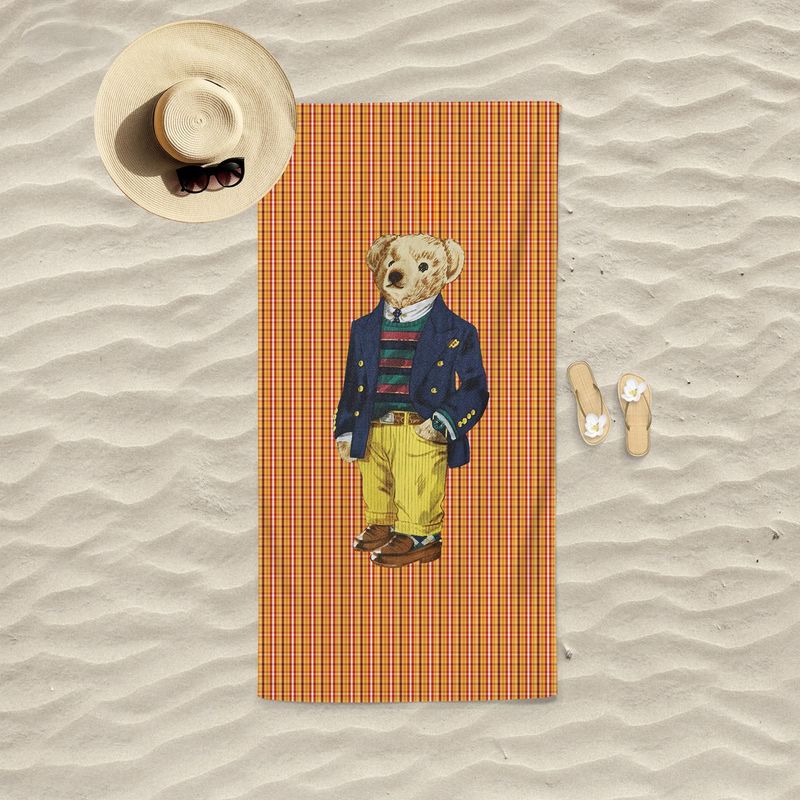 Casa si Gradina - Textile si covoare - Textile baie - Prosoape - Prosop de plaja, L'essentiel Maison, portocaliu, 75x150 cm, 60% bumbac, 40% poliester, 349MNT1113 - Infinity.ro