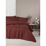 Casa si Gradina - Textile si covoare - Lenjerii de pat - Seturi de lenjerie - Set lenjerie de pat dublu, L'essentiel Maison, claret, 200x220 cm, lyocell si bumbac - Infinity.ro