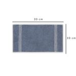 Casa si Gradina - Textile si covoare - Textile baie - Prosoape - Prosop de spalat, L'essentiel Maison, albastru, 33x33 cm, 100% bumbac - Infinity.ro