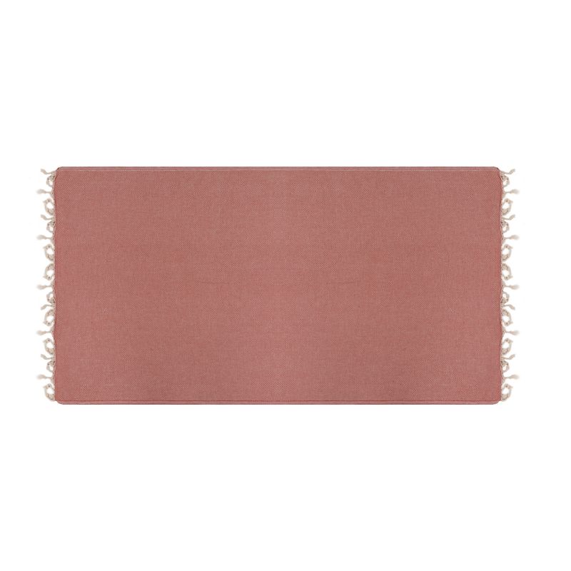 Casa si Gradina - Textile si covoare - Textile baie - Prosoape - Prosop de plaja fouta, L'essentiel Maison, rosu tigla, 95x190 cm, 100% bumbac - Infinity.ro