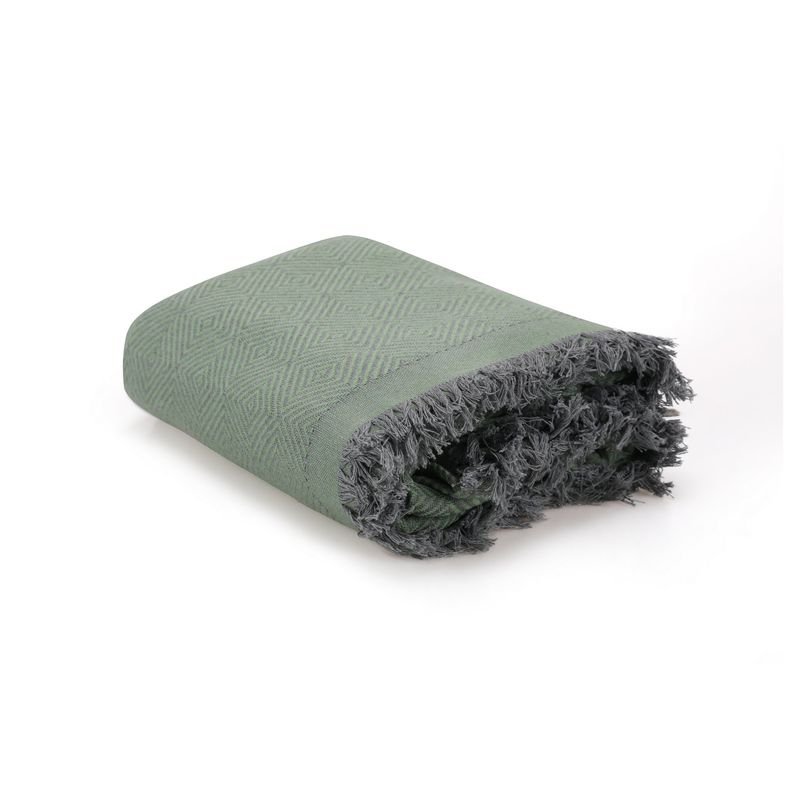 Casa si Gradina - Textile si covoare - Huse pentru mobilier - Husa canapea, L'essentiel Maison, verde, 175x230 cm, 100% bumbac - Infinity.ro
