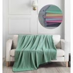 Casa si Gradina - Textile si covoare - Huse pentru mobilier - Husa canapea, L'essentiel Maison, verde, 175x230 cm, 100% bumbac - Infinity.ro