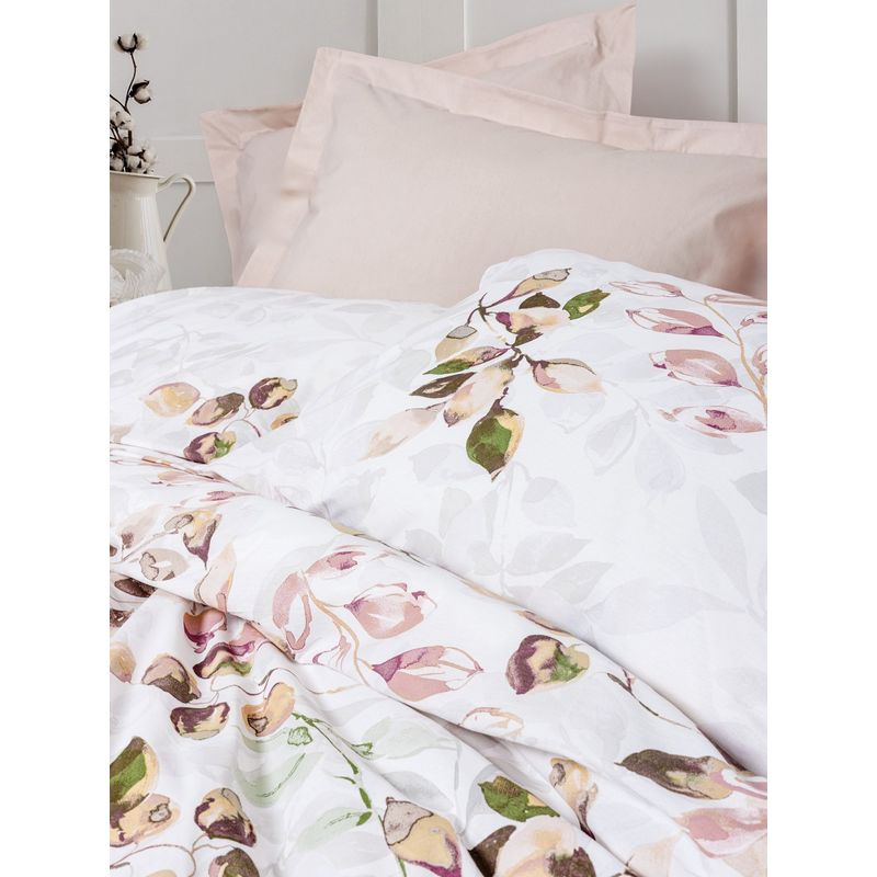 Casa si Gradina - Textile si covoare - Lenjerii de pat - Seturi de lenjerie - Set lenjerie pat single, L'essentiel Maison, bej, 100% bumbac ranforce, 160x220 cm, 129CTN4648 - Infinity.ro
