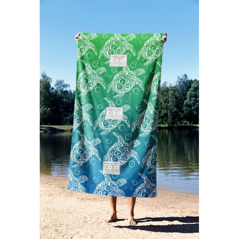 Casa si Gradina - Textile si covoare - Textile baie - Prosoape - Prosop de plaja, L'essentiel Maison, multicolor, 90x150 cm, microfibra, 450AST1157 - Infinity.ro