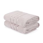 Casa si Gradina - Textile si covoare - Textile baie - Prosoape - Set prosoape baie, L'essentiel Maison, liliac deschis, 70x140 cm, 100% bumbac, 2 bucati - Infinity.ro