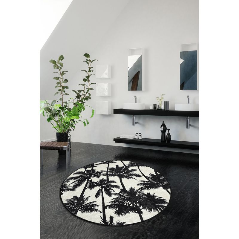 Casa si Gradina - Textile si covoare - Covoare - Covorase baie - Covoras de baie, L'essentiel Maison, multicolor, 100 cm, 100% poliester, antiderapant, 359CHL1669 - Infinity.ro