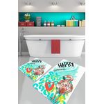 Casa si Gradina - Textile si covoare - Covoare - Covorase baie - Set covorase de baie, L'essentiel Maison, multicolor, 50x60 cm si 60x100 cm, 100% poliester, antiderapant, 359CHL4396 - Infinity.ro