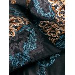 Casa si Gradina - Textile si covoare - Lenjerii de pat - Seturi de lenjerie - Set lenjerie pat dublu, L'essentiel Maison, negru, 200x220 cm, bumbac satinat, imprimare digitala - Infinity.ro