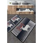 Casa si Gradina - Textile si covoare - Covoare - Covorase baie - Set covorase de baie, L'essentiel Maison, multicolor, 60x100 cm si 50x60 cm, 100% poliester, antiderapant, 359CHL5299 - Infinity.ro