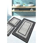 Casa si Gradina - Textile si covoare - Covoare - Covorase baie - Set covorase baie, L'essentiel Maison, multicolor, 60x100 cm + 50x60 cm, 100% poliester, antiderapant, 359CHL5307 - Infinity.ro