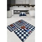 Casa si Gradina - Textile si covoare - Covoare - Covorase baie - Set covorase de baie, L'essentiel Maison, multicolor, 60x100 cm + 2x50x60 cm, 100% poliester, antiderapant, 359CHL4460 - Infinity.ro