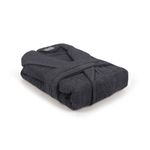 Casa si Gradina - Textile si covoare - Textile baie - Halate de baie - Halat de baie, L'essentiel Maison, antracit, m, 100% bumbac - Infinity.ro