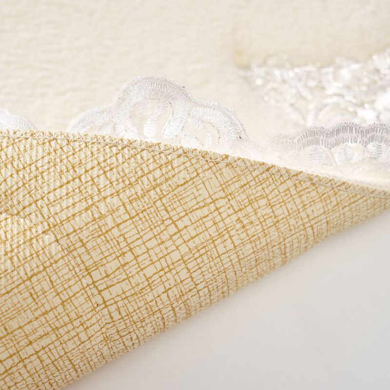 Casa si Gradina - Textile si covoare - Covoare - Covorase baie - Set covorase de baie, L'essentiel Maison, crem, 55x65 cm si 65x115 cm, 100% poliester, antiderapant, 299ANR1490 - Infinity.ro
