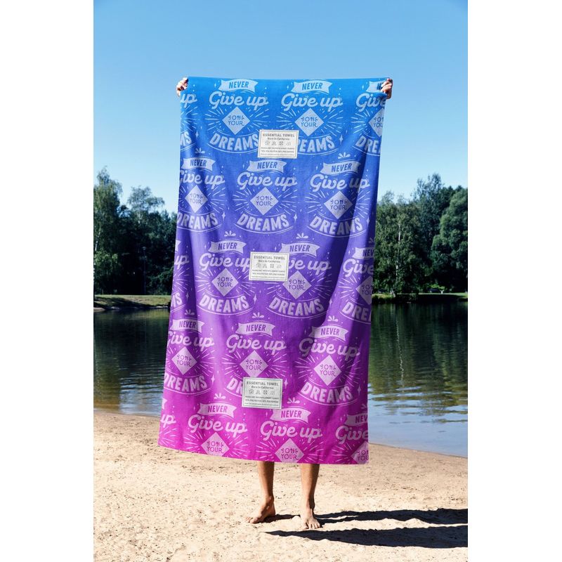 Casa si Gradina - Textile si covoare - Textile baie - Prosoape - Prosop de plaja, L'essentiel Maison, multicolor, 90x150 cm, microfibra, 450AST1182 - Infinity.ro