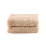 Casa si Gradina - Textile si covoare - Textile baie - Prosoape - Set prosoape de spalat, L'essentiel Maison, bej deschis, 40x60 cm, 100% microcoton - Infinity.ro