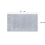 Casa si Gradina - Textile si covoare - Textile baie - Prosoape - Prosop de fata, L'essentiel Maison, gri, 33x33 cm, 100% bumbac, 581CAN1378 - Infinity.ro