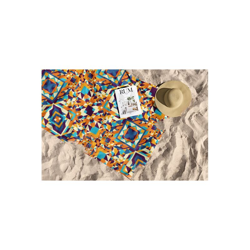Casa si Gradina - Textile si covoare - Textile baie - Prosoape - Prosop de plaja, L'essentiel Maison, multicolor, 70x130 cm, microfilament, 70% poliester, 30% poliamida - Infinity.ro