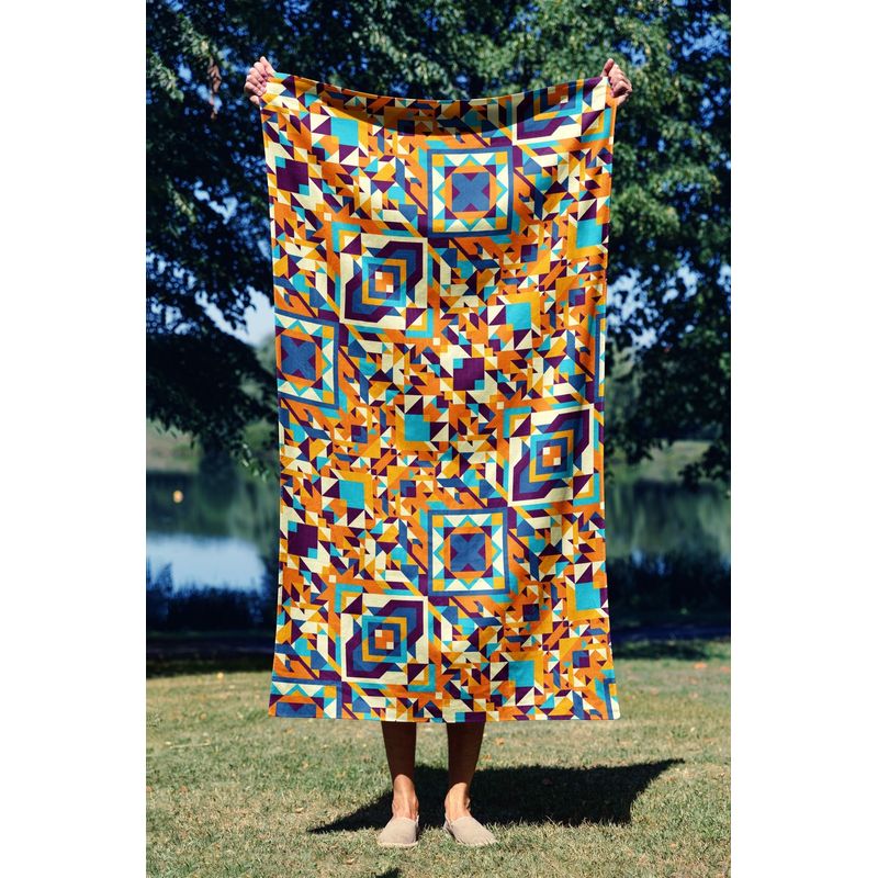 Casa si Gradina - Textile si covoare - Textile baie - Prosoape - Prosop de plaja, L'essentiel Maison, multicolor, 70x130 cm, microfilament, 70% poliester, 30% poliamida - Infinity.ro
