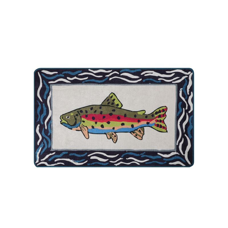 Casa si Gradina - Textile si covoare - Covoare - Covorase baie - Covoras de baie, L'essentiel Maison, multicolor, 70x120 cm, 100% poliester, antiderapant, 359CHL5183 - Infinity.ro