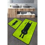 Casa si Gradina - Textile si covoare - Covoare - Covorase baie - Set covorase de baie, L'essentiel Maison, multicolor, 60x100 cm si 50x60 cm, 100% poliester, antiderapant, 359CHL5289 - Infinity.ro