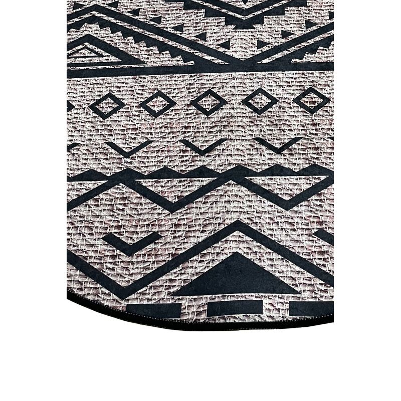 Casa si Gradina - Textile si covoare - Covoare - Covorase baie - Covoras de baie, L'essentiel Maison, multicolor, diametru 80 cm, 100% poliester, antiderapant, 359CHL4790 - Infinity.ro