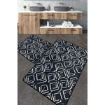 Casa si Gradina - Textile si covoare - Covoare - Covorase baie - Set covorase de baie, L'essentiel Maison, multicolor, 60x100 cm + 50x60 cm, 100% poliester, antiderapant, 359CHL5251 - Infinity.ro