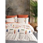 Casa si Gradina - Textile si covoare - Lenjerii de pat - Seturi de lenjerie - Set lenjerie pat dublu, L'essentiel Maison, scortisoara, 200x220 cm, 100% bumbac ranforce, 129CTN4424 - Infinity.ro