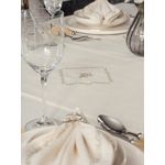 Casa si Gradina - Textile si covoare - Textile bucatarie - Fete de masa - Set fata de masa, L'essentiel Maison, ecru, 175x240 cm, 90% poliester, 10% bumbac, 8 piese - Infinity.ro